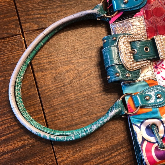 Colorful Patchwork Purse - Picture 6 of 6